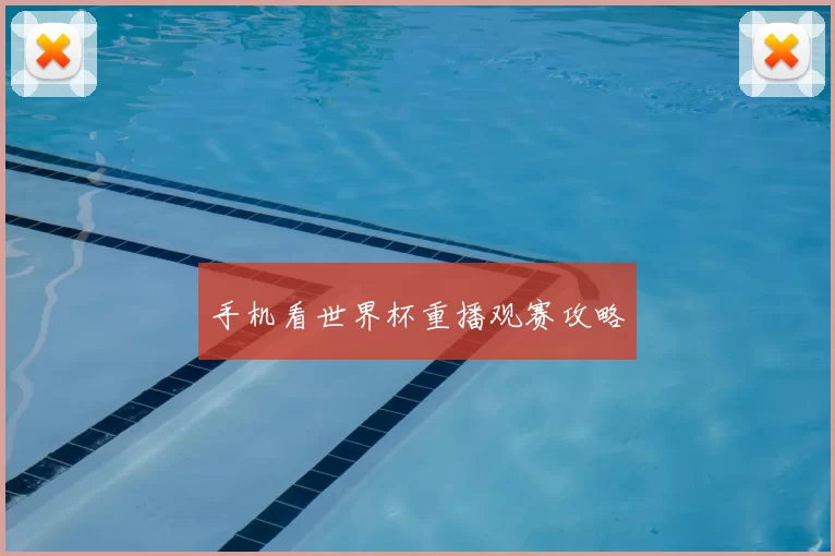 手机看世界杯重播观赛攻略