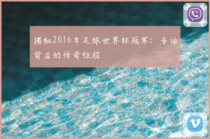 揭秘2016年足球世界杯冠军：专访背后的传奇征程