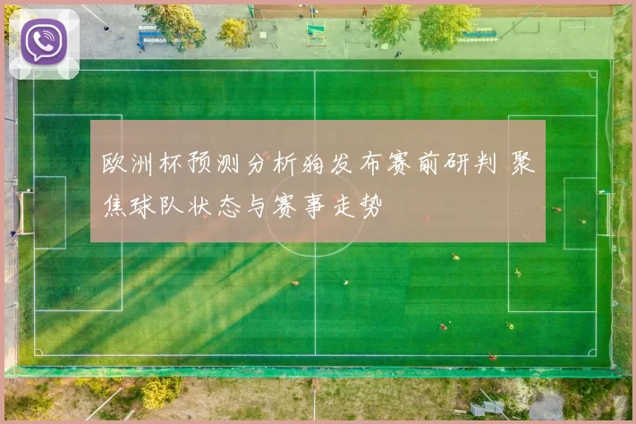 欧洲杯预测分析狗发布赛前研判 聚焦球队状态与赛事走势